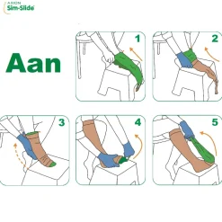 Aantrekhulp Sim-Slide aan/uit open teen