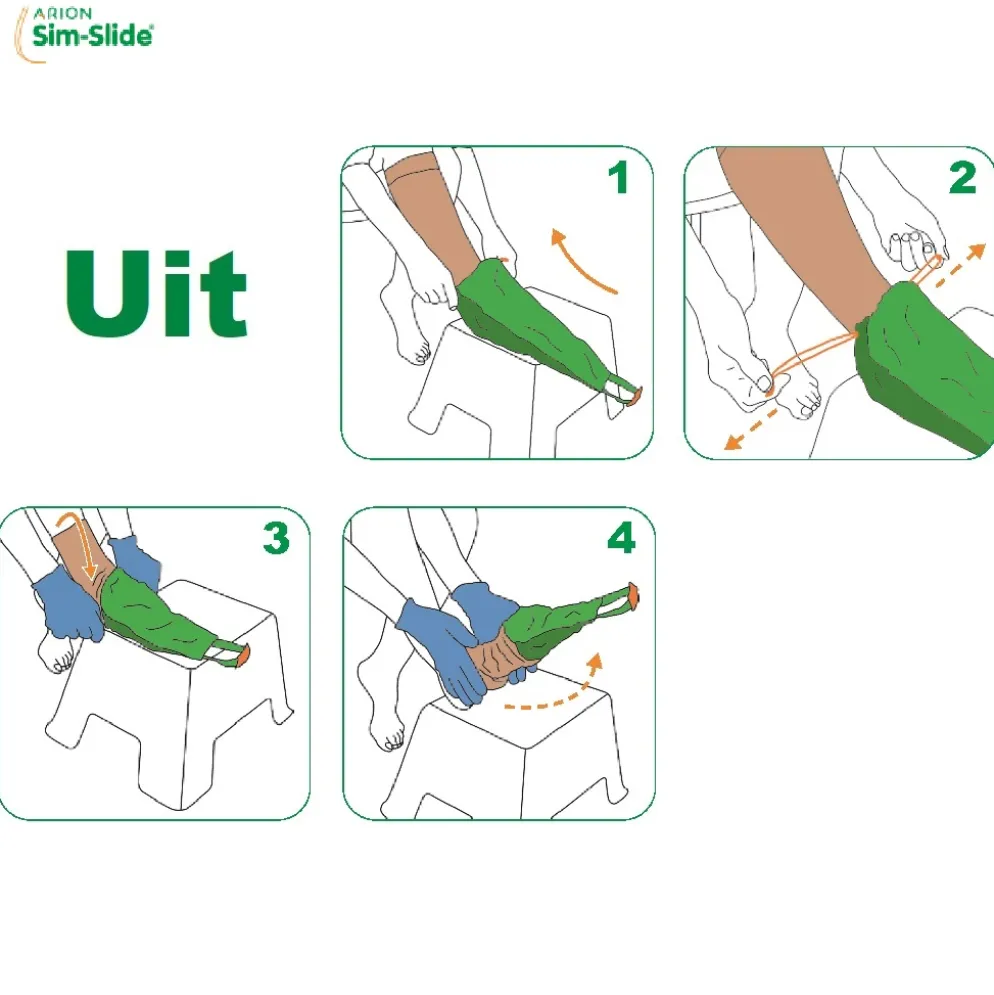 Aantrekhulp Sim-Slide aan/uit open teen