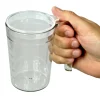 Beker doorzichtig met handvat