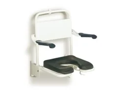 Linido douchezitting inclu opklapbare armleggers & rugleuning