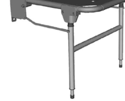 Linido dubbele hulppootset tbv douchezit armleggers & rugleuning