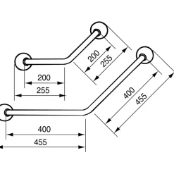 Linido wandbeugel ergogrip 45??