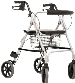 Rollator lichtgewicht (4-wiel, incl mand max130kg)