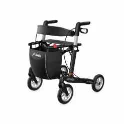 Rollator Mobilex Gepard Carbon zachte wielen
