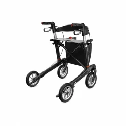 Rollator Mobilex Gepard Carbon zachte wielen