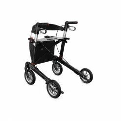 Rollator Mobilex Gepard Carbon zachte wielen