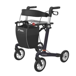 Rollator Mobilex Gepard Carbon zachte wielen