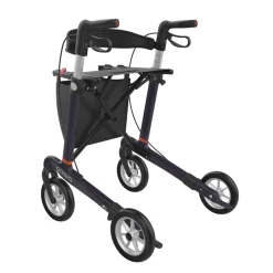 Rollator Mobilex Gepard Carbon zachte wielen