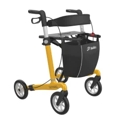 Rollator Mobilex Gepard Carbon zachte wielen