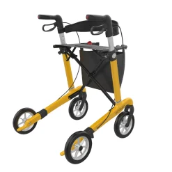 Rollator Mobilex Gepard Carbon zachte wielen