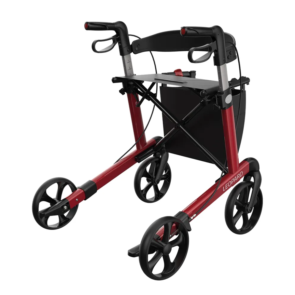 Rollator Mobilex Leopard harde wielen zith 55 cm