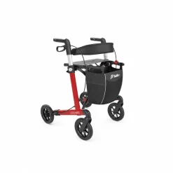 Rollator Mobilex Leopard zachte wielen zith 62 cm