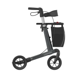 Rollator Mobilex Leopard zachte wielen zith 55 cm