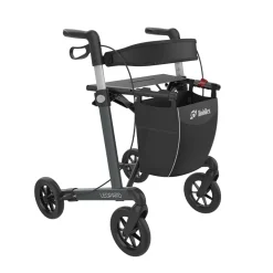 Rollator Mobilex Leopard zachte wielen zith 55 cm
