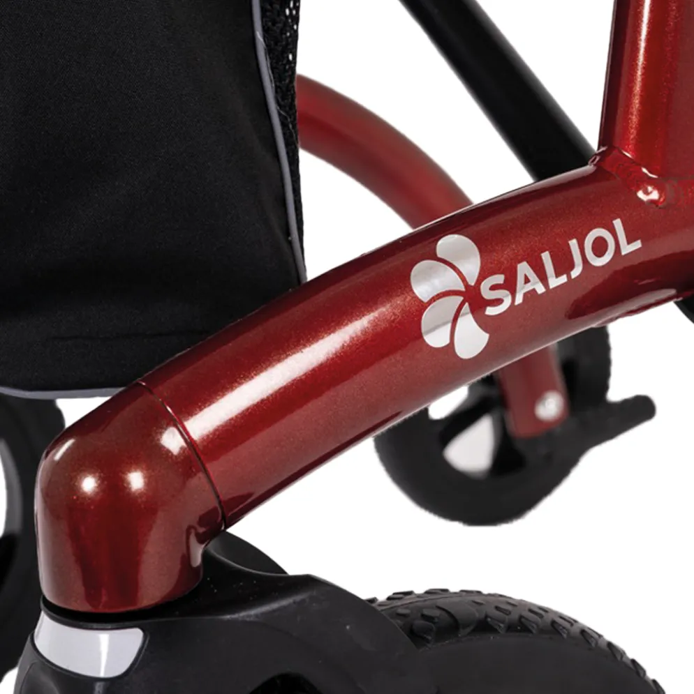 Rollator Saljol Allround AR54 incl rugsteun/lamp/bel