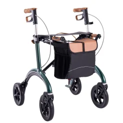 Rollator Saljol carbon CR62 incl rugsteun/lamp/bel