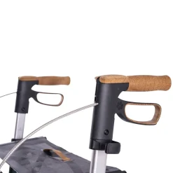 Rollator Saljol carbon CR62 incl rugsteun/lamp/bel