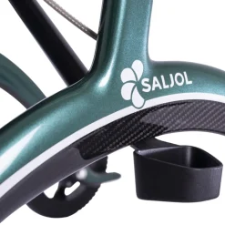 Rollator Saljol carbon CR62 incl rugsteun/lamp/bel