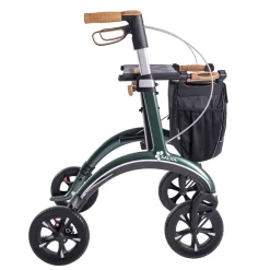 Rollator Saljol carbon CR62 incl rugsteun/lamp/bel