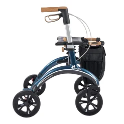 Rollator Saljol carbon CR62 incl rugsteun/lamp/bel
