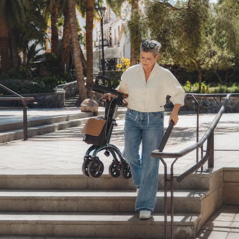 Rollator Saljol Carbon CR54 volledige uitrusting