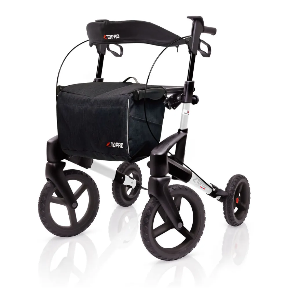 Rollator Topro Olympos ATR 'BS' SLIM incl rugsteun