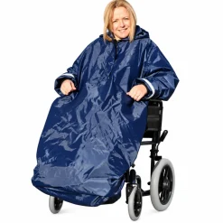 Rolstoel Wheeley Mac regencape/poncho incl mouwen