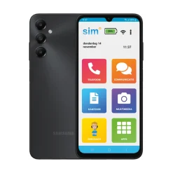 SimPhone 6 senioren smartphone incl telefoonhoes