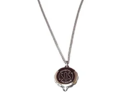 SOS ketting incl hanger RVS