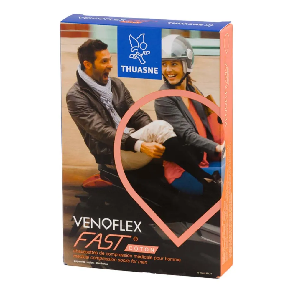 Venoflex Katoenen herensteunkousen