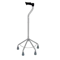 Wandelstok eiffel zwanehals anatomisch 4 poot